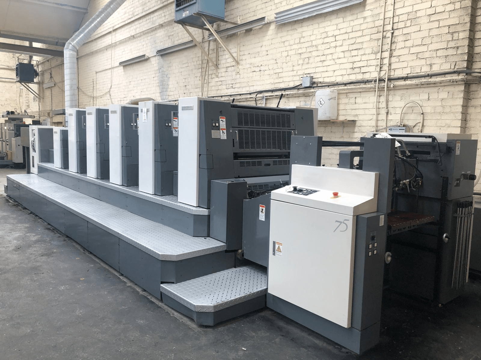 5 colour plus coater shinohara press